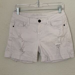 Machine Distressed Women’s Denim Shorts Size 28/ M